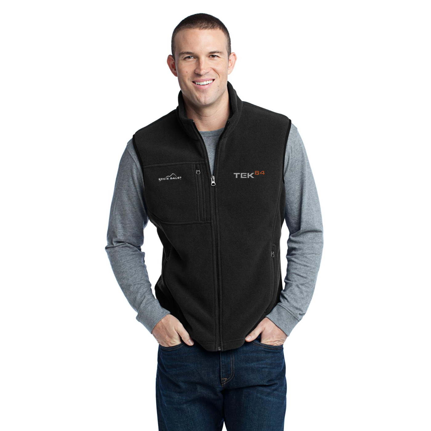 Eddie Bauer - Fleece Vest — model