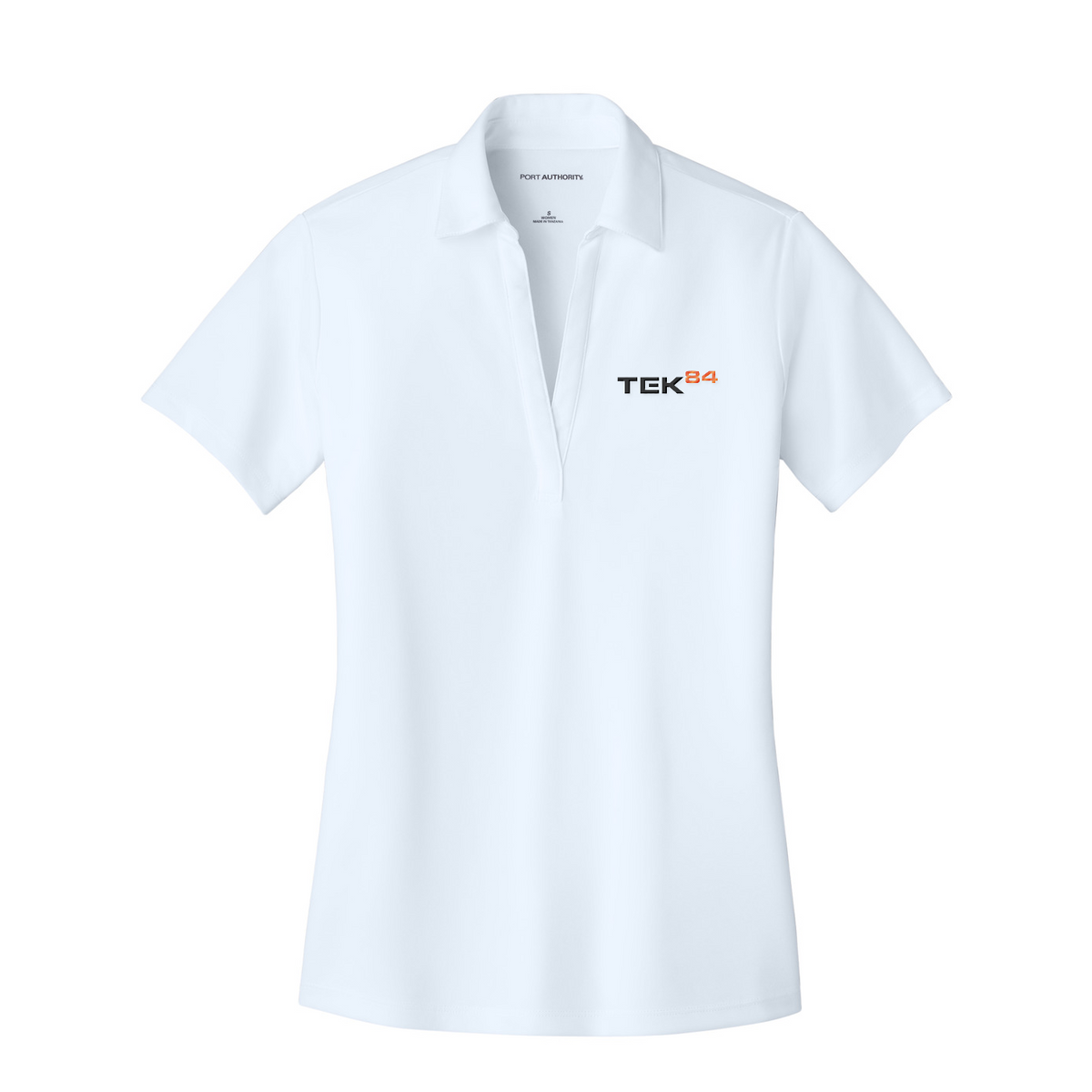 Port Authority Women's Silk Touch Performance Polo — White