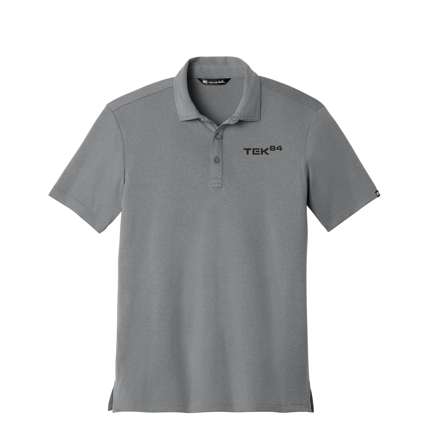 TravisMathew Coto Performance Polo — Quiet Shade Grey Heather