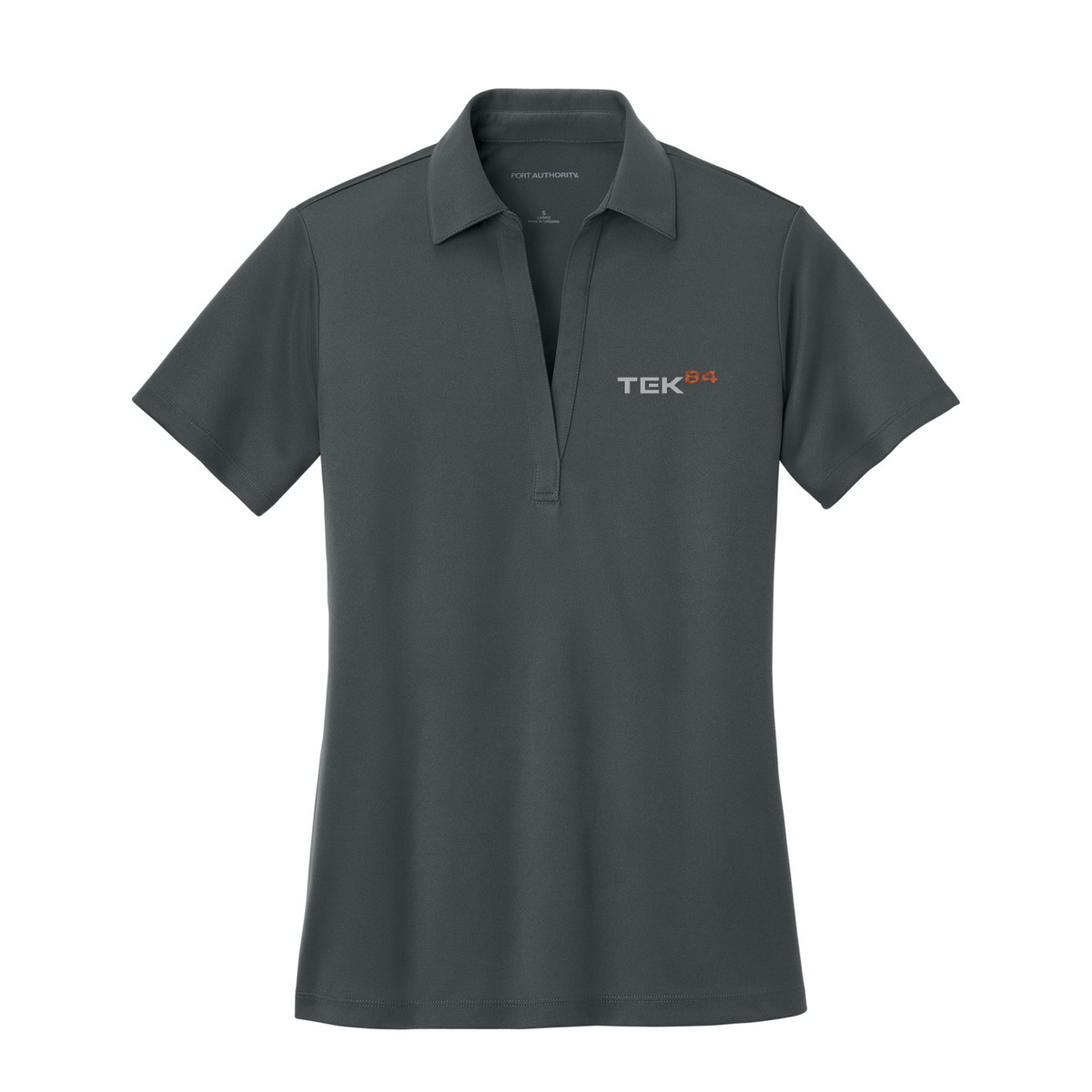 Port Authority Women's Silk Touch Performance Polo — Steel Grey