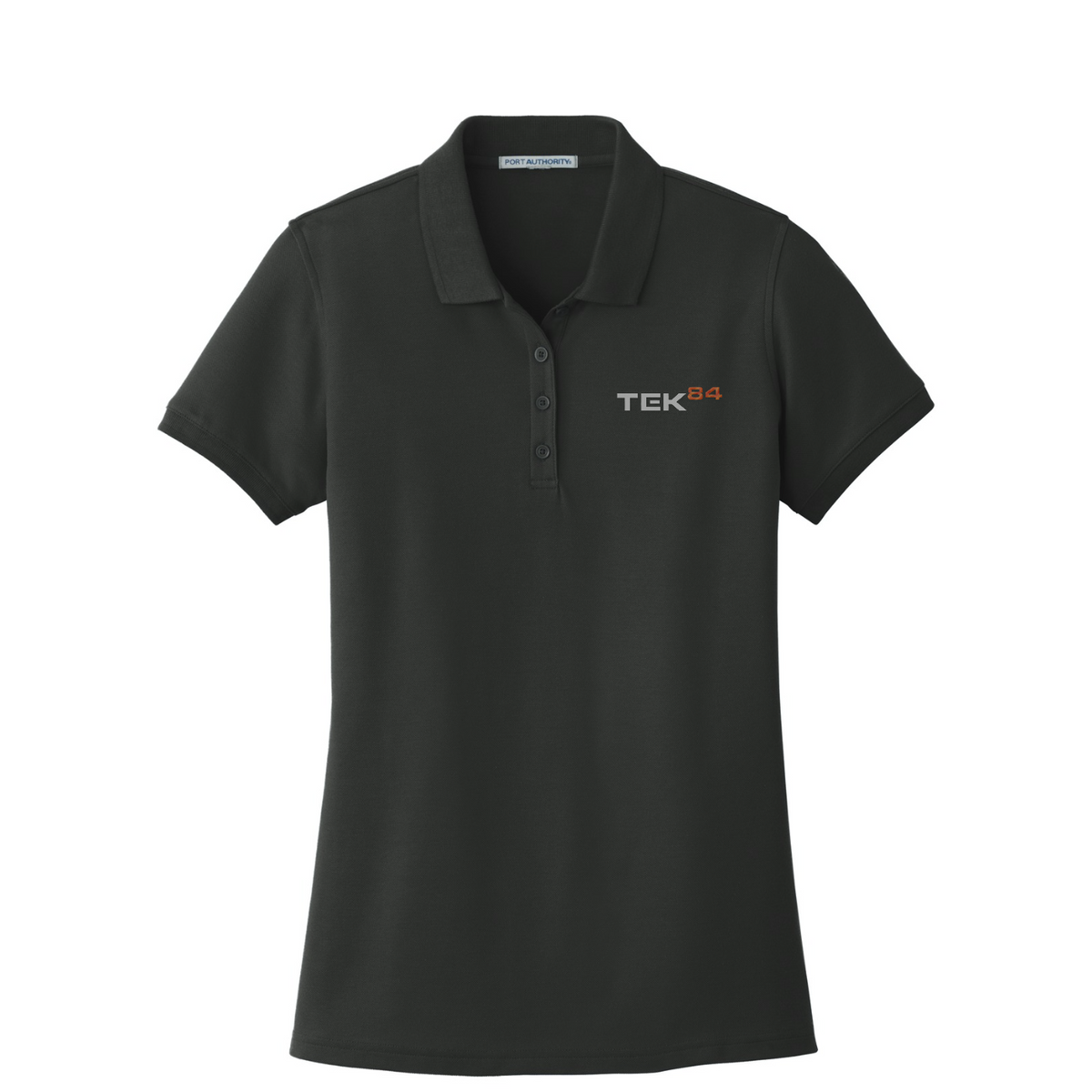 Port Authority Women's Core Classic Pique Polo — Deep Black
