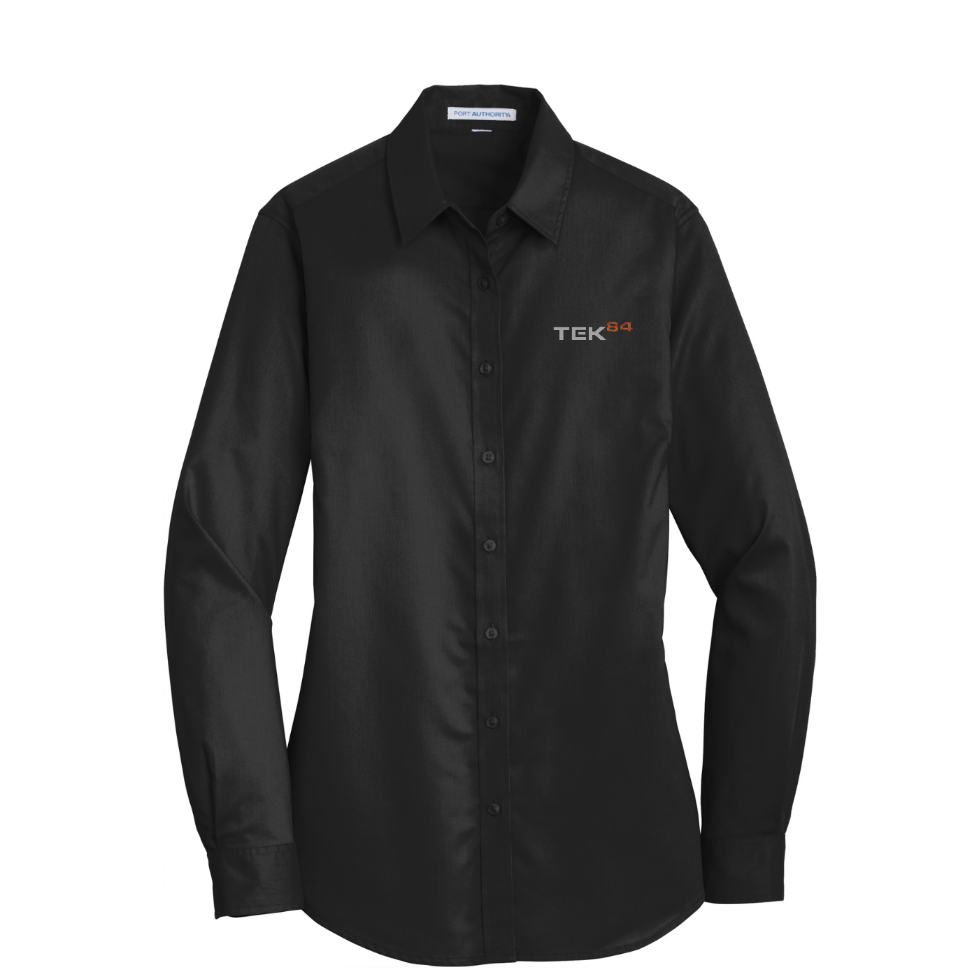 Port Authority Women's SuperPro Twill Shirt — Black