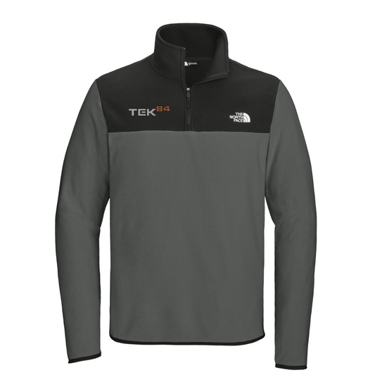 The North Face Glacier 1/4-Zip Fleece — Asphalt Grey/ TNF Black