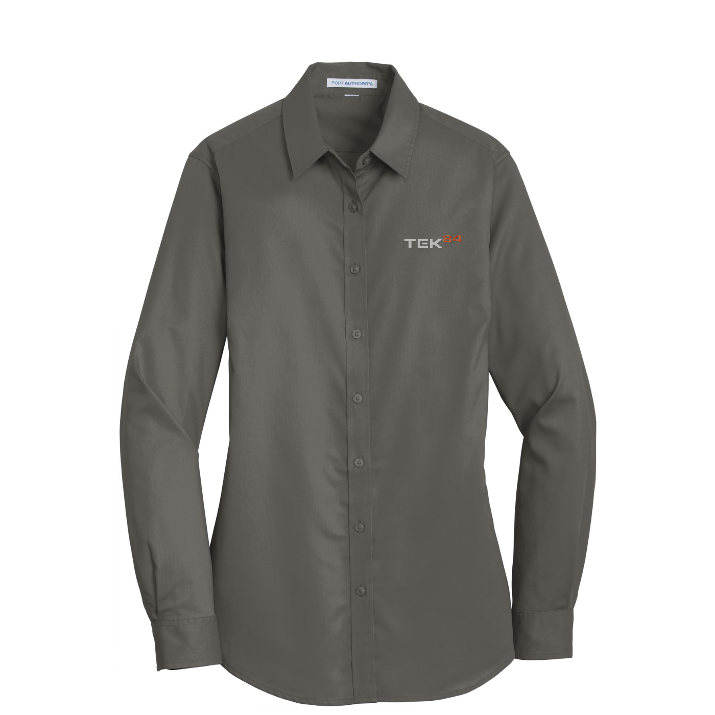 Port Authority Women's SuperPro Twill Shirt — Sterling Grey